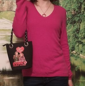 [Updated] Charter Club Pink Cashmere Sweater with Minor Damage
